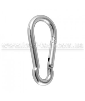 Карабин пожарный DIN 5299C нержавеющий