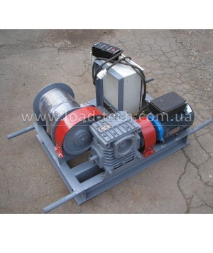 Single-phase electric winch 0,5tn 60m