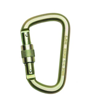 Карабин трапеция стальной AJ514