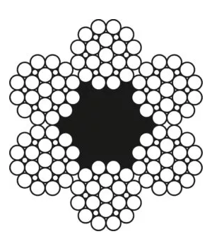 Канат стальной ГОСТ 7665-80, 6x25F-FC