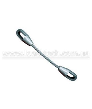 Канатная оттяжка с конусной втулкой