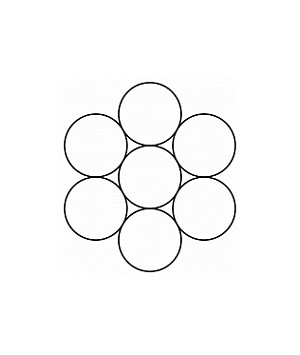 Канат ГОСТ 3062-80, EN 12385-10, 1Х7 оцинкованный