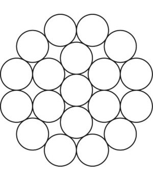 Канат ГОСТ 3063-80, EN 12385-10, 1x19M оцинкованный