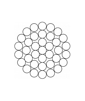 Канат ГОСТ 3064-80, EN 12385-10, 1x37M оцинкованный