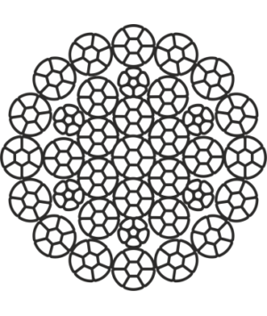 КАНАТ СТАЛЬНОЙ EN 12385-4, 35(W)xK7