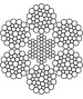 Steel rope EN 12385-4, 6x36WS-IWRC