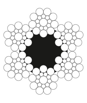 Канат стальной ГОСТ 3077-80 ГЛ, EN 12385-5, 6x19S-FC грузолюдской